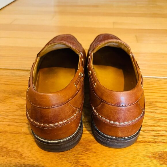 Sperry Gold Cup ASV Basket Woven Leather Loafer Men's 12 M - Picture 9 of 16